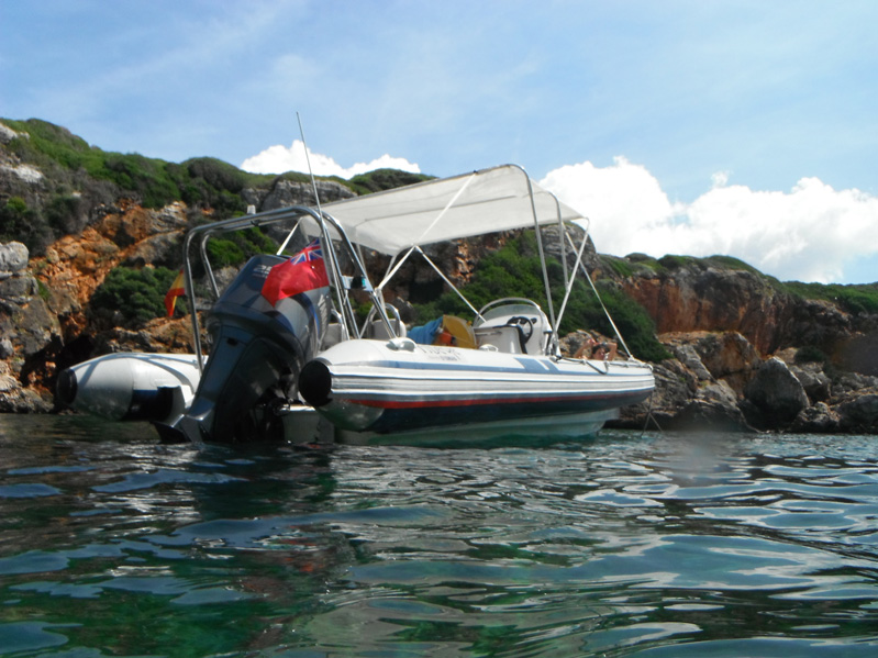 Menorca by RIB
