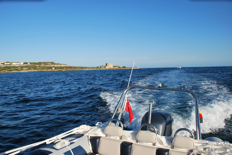 Menorca by RIB