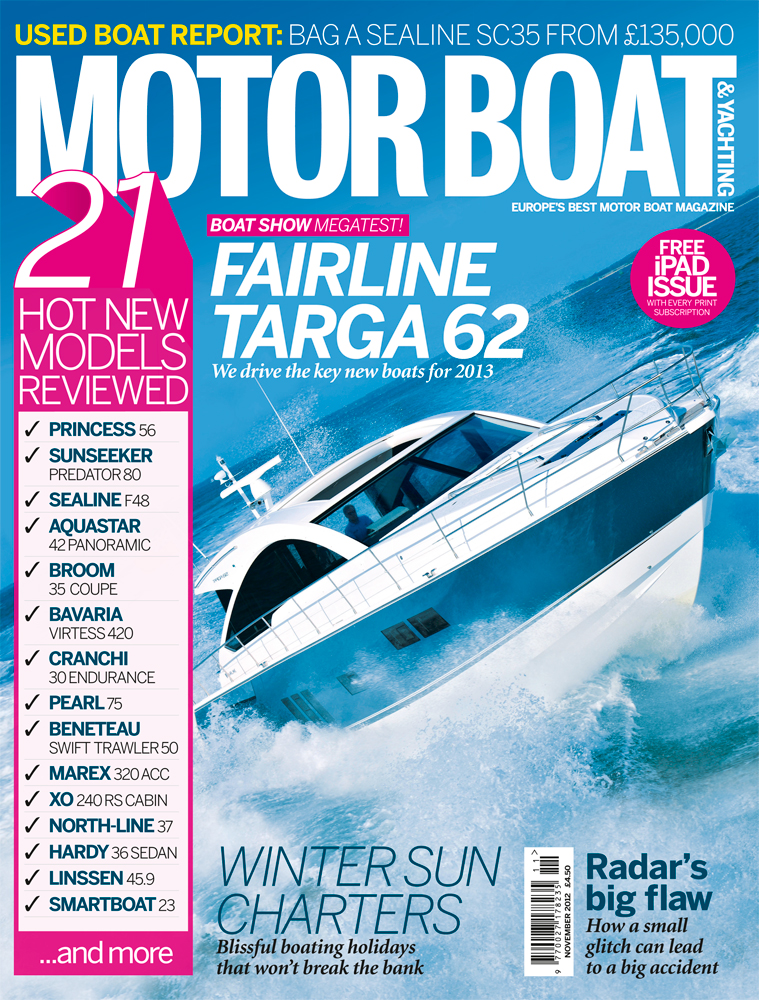 Motor Boat & Yachting | November 2012 cover