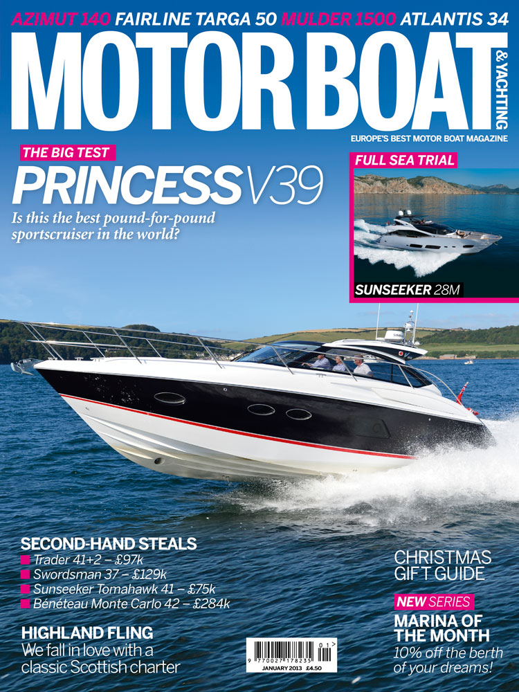 Motor Boat & Yachting | January 2013 Cover
