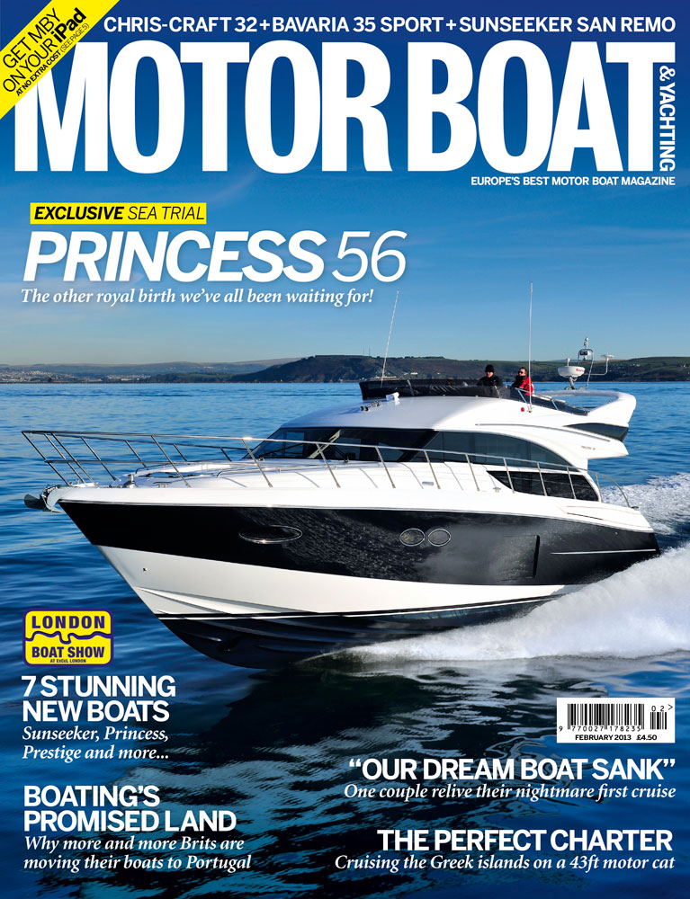 Motor Boat & Yachting | February 2013 Cover